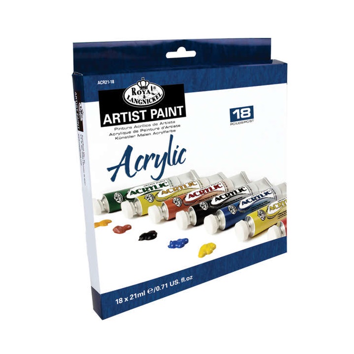 Sada akrylových farieb Royal &amp; Langnickel / 18x21 ml