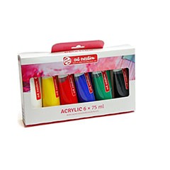 Sada akrylových farieb ArtCreation ESSENTIALS 6 x 75 ml