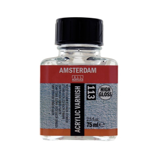 Lesklý akrylový lak AMSTERDAM 75 ml