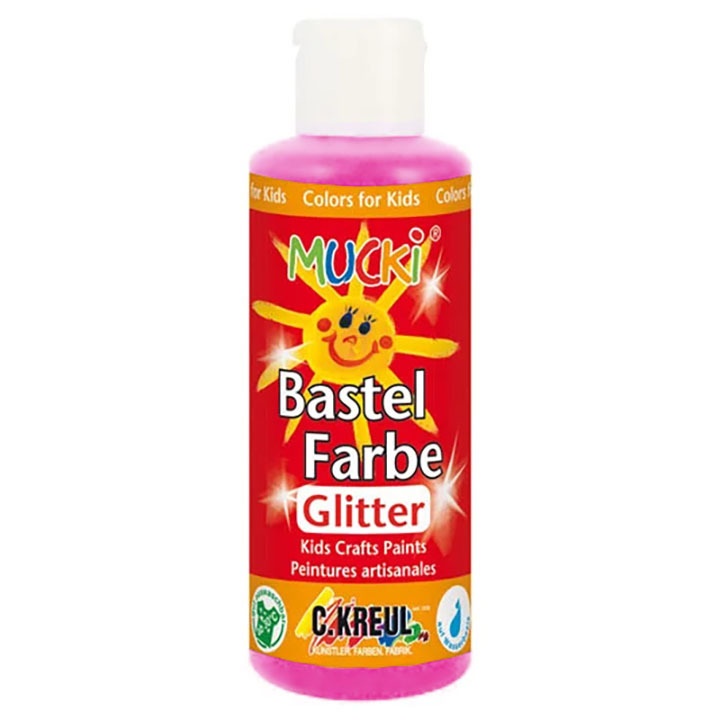 Glitrové farby pre deti MUCKI 80 ml | rôzne odtiene