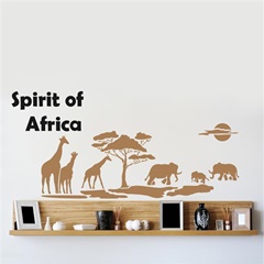 Šablona XXL 5-dielna Spirit of Africa 140 x 84 cm